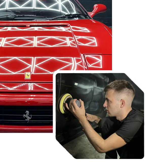 machine polishing blur